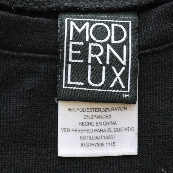 MODERN LUX 'NOPE' BLACK GRAPHIC TANK TOP XS - Picture 3 of 6